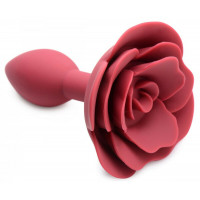 Анальна пробка силикон роза Master Series Booty Bloom Silicone Anal Plug With