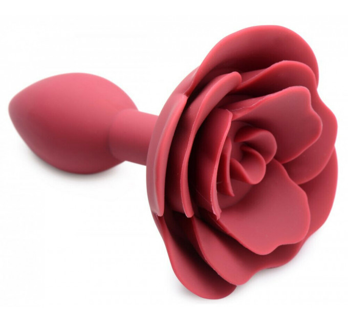 Анальна пробка силікон троянда Master Series Booty Bloom Silicone Anal Plug With
