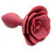 Анальна пробка силікон троянда Master Series Booty Bloom Silicone Anal Plug With