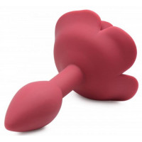 Анальна пробка силікон троянда Master Series Booty Bloom Silicone Anal Plug With