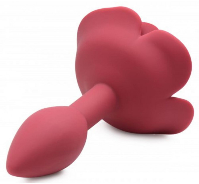 Анальна пробка силікон троянда Master Series Booty Bloom Silicone Anal Plug With
