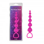 Анальна ялинка Chisa Heart Booty Beads у формі рожевих сердець
