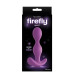 Анальная пробка гантелеобразной формы фиолетовая FIREFLY ACE II PURPLE