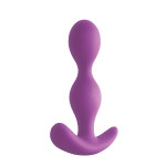 Анальная пробка гантелеобразной формы фиолетовая FIREFLY ACE II PURPLE