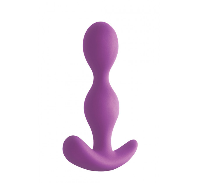 Анальная пробка гантелеобразной формы фиолетовая FIREFLY ACE II PURPLE