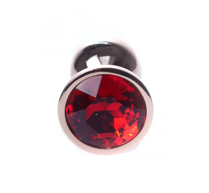 Анальная пробка S с красным камнем Boss of toys Jewellery
