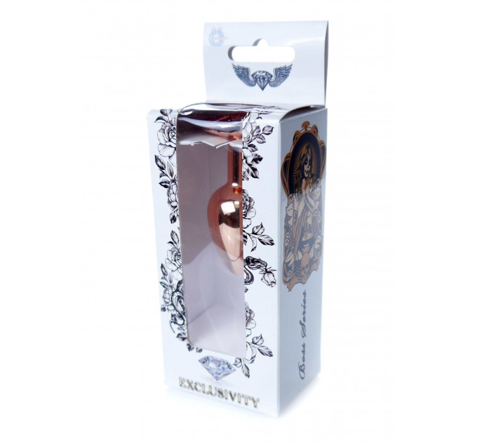 Анальная пробка S с красным камнем Boss of toys Jewellery