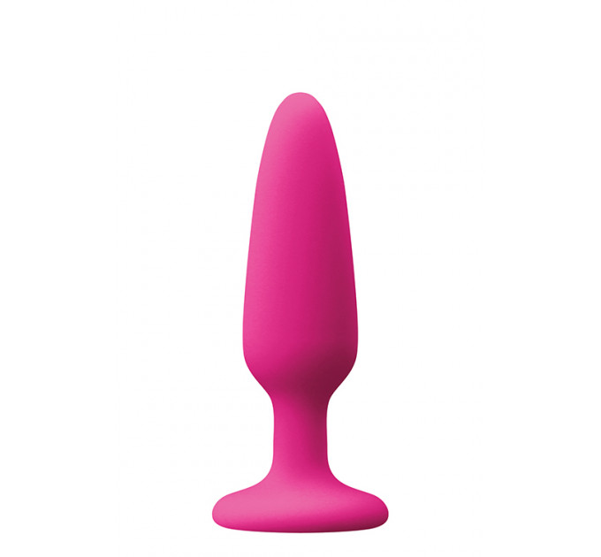 Анальний корок силікон NS Novelties COLOURS PLEASURES SMALL PLUG PINK