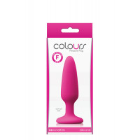 Анальний корок силікон NS Novelties COLOURS PLEASURES SMALL PLUG PINK