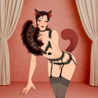 Анальна вібропробка з ротацією і пультом UPKO з червоним натуральним лисячим хвостом, червона