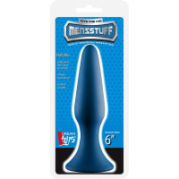 Анальна пробка Dream Toys MENZSTUFF зі стопером, синя