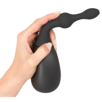 Анальный душ из медицинского силикона Black Velvets Douche, черный, Small