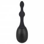 Анальний душ із медичного силікону Black Velvets Douche, чорний, Small