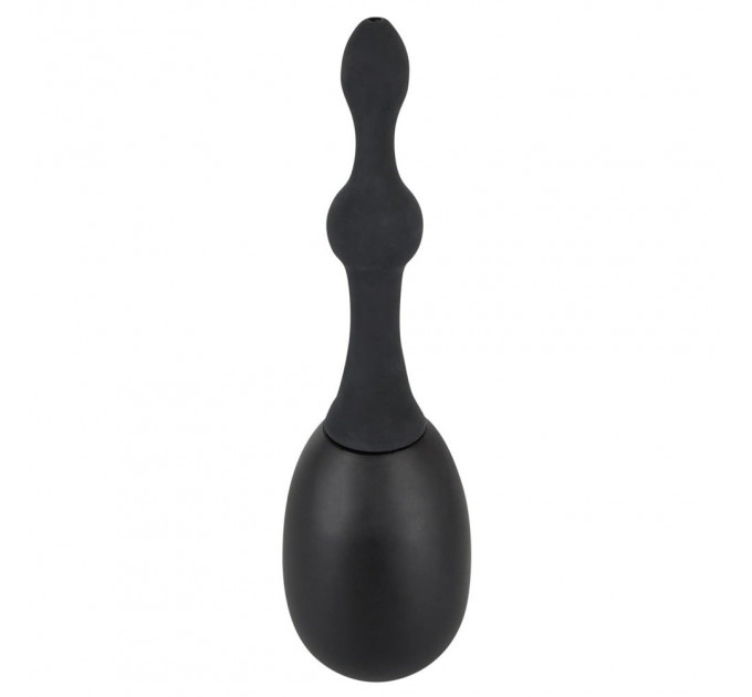 Анальний душ із медичного силікону Black Velvets Douche, чорний, Small