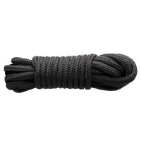 Бондажна мотузка NS Novelties SINFUL NYLON ROPE 25 FT BLACK