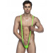 Бікіні чоловічі на підтяжках Star Night Hot Green Underwear зелені