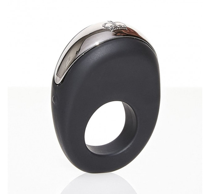 Кільце на пеніс з кліторальною стимуляцією Hot Octopuss Atom Cock Ring Clitoral Stimulator, чорне