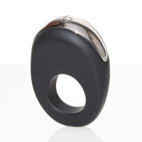 Кольцо на пенис с клиторальной стиммуляцией Hot Octopuss Atom Cock Ring Clitoral Stimulator, черное