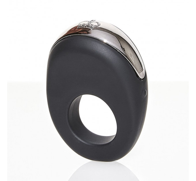 Кільце на пеніс з кліторальною стимуляцією Hot Octopuss Atom Cock Ring Clitoral Stimulator, чорне