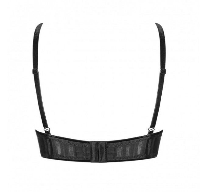 Комплект Noir Handmade бюстгальтер з високою горловиною та трусики, чорний, XL