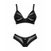 Комплект нижнего белья Obsessive Chic Amoria черный, M-L