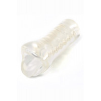 Мастурбатор реалистичный Рот с язычком Zero Tolerance Mouth Full, прозрачный