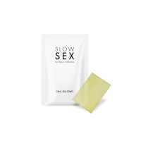 Мятные полоски для орального секса SLOW SEX Bijoux Indiscrets Oral sex strips (в упаковке 7 шт.)