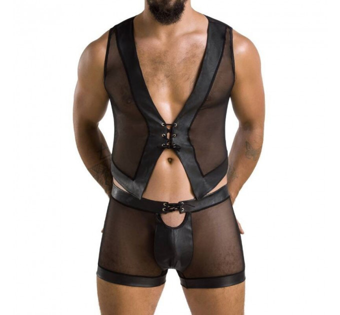 Мужской комплет 053 SET WILLIAM black L/XL -Passion