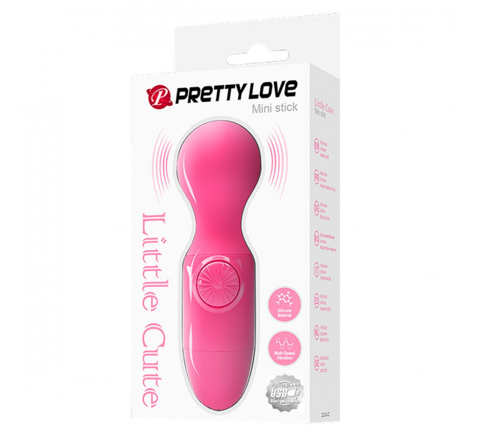 Мини-вибратор Pretty Love Little Cute розовый, 3.8 см