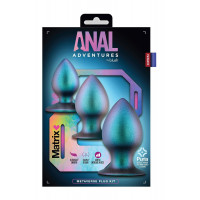 Набір анальних пробок різного розміру Anal Adventure Blush, силіконові