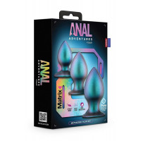Набір анальних пробок різного розміру Anal Adventure Blush, силіконові