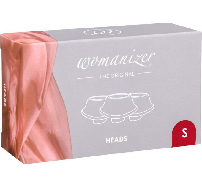 Змінні насадки на Womanizer Premium та Classic, червоний, розмір S
