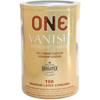 Набор супертонких латексных презервативов ONE Vanish Hyperthin (цена за упаковку, 100 шт.) Набор супертонких латексных презервативов ONE Vanish Hyperthin (цена за упаковку, 100 шт.)
