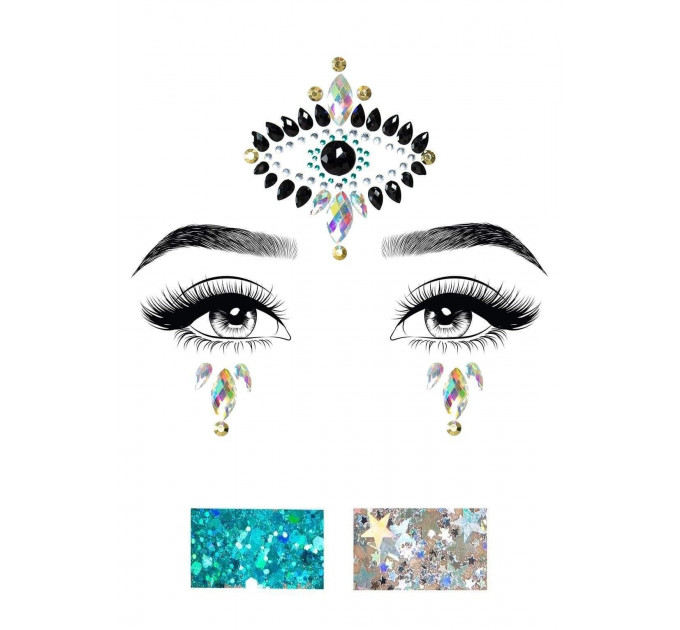 Наклейки для лица Leg Avenue Divinity Face jewels sticker