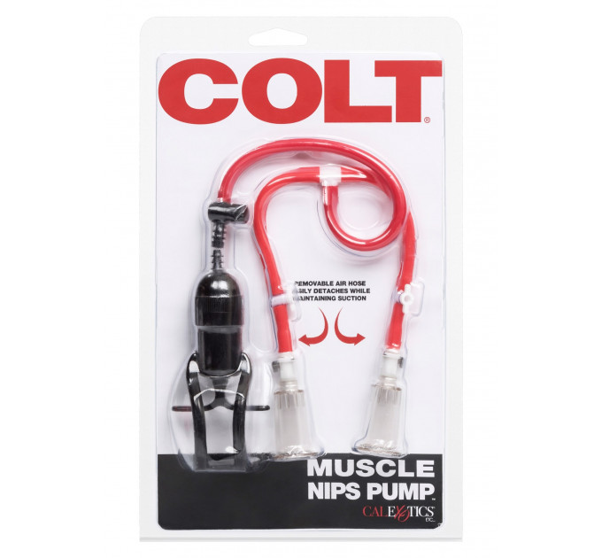 Насос для сосків CalExotics Colt Muscle Nips Pump, прозорий