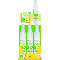 Дисплей с очистителем для секс игрушек HOT BIO Cleaner Spray 150 мл (12 шт. в наборе)