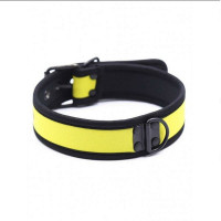 Нашийник з неопрену DS Fetish Collar neoprene yellow