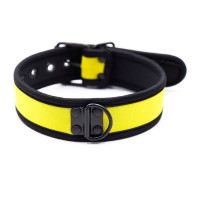 Нашийник з неопрену DS Fetish Collar neoprene yellow Нашийник з неопрену DS Fetish Collar neoprene yellow