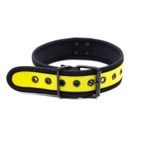 Нашийник з неопрену DS Fetish Collar neoprene yellow