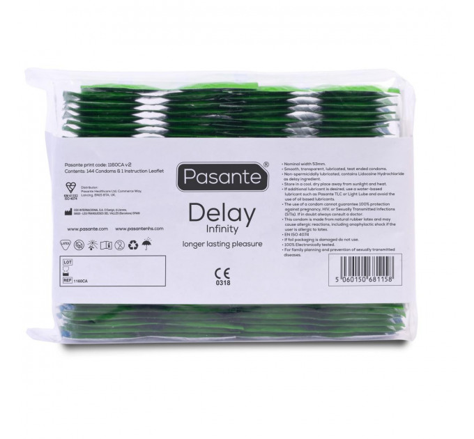Презервативи Pasante Delay condoms, 144 шт