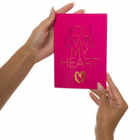 Подарочная открытка с набором Сашетов плюс конверт Kama Sutra You Own My Heart