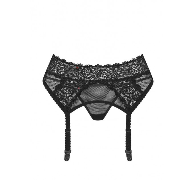Пояс со стрингами Obsessive 852-GAR-1 черный, S/M