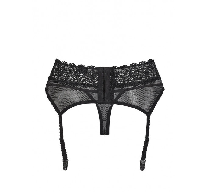 Пояс со стрингами Obsessive 852-GAR-1 черный, S/M