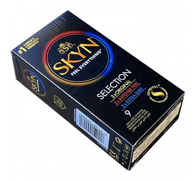 Презервативы безлатексные SKYN Selection (цена за пачку 9 шт.)