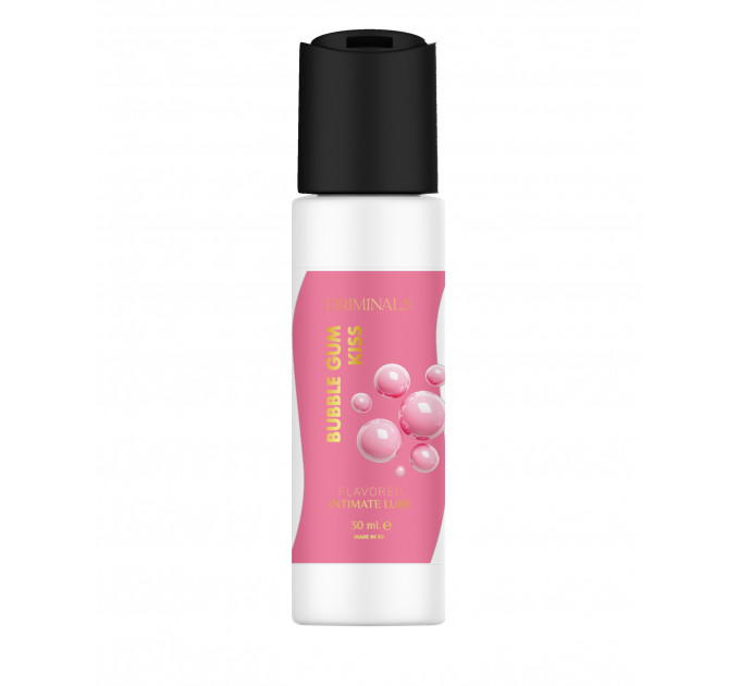 Їстівний лубрикант Driminals Kiss Bubble Gum зі смаком жуйки, 30 мл