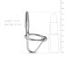 Уретральный стимулятор с кольцом Sinner Sperm Stopper металлический