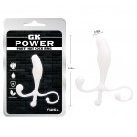 Стимулятор простаты Chisa GK Power Party с анатомическим рельефом, белый