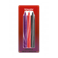 Свечки для БДСМ низкотемпературные TOYJOY Japanese Drip Candles, 3 шт
