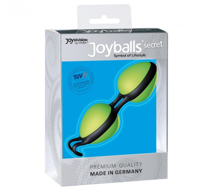 Вагинальные шарики Joyballs secret, Зелено-черные
