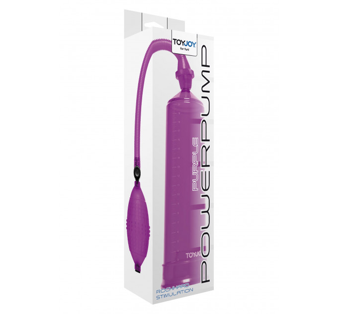 Вакуумна помпа для члена ToyJoy Power Pump механічна, фіолетова